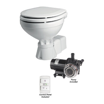 SPX AquaT Silent Electric Compact Toilet Kit Pump Control Panel Boat Marine 24V