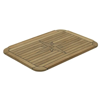 Table Teak Nautic Star Soft Sqre 60X37Cm