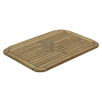 Table Teak Nautic Star Soft Sqre 75X51Cm