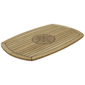 Table Teak Nautic Star Crcl Fold 93X61Cm