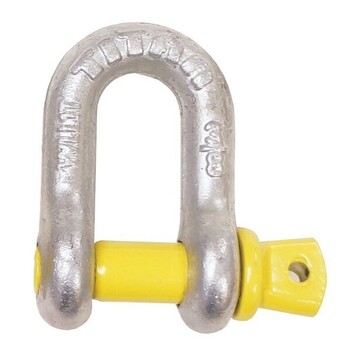 Titan Shackle Dee Galv Rated 6Mm