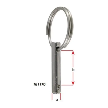 Marine Town Pin Quick Release 316 S/S 3/16 X 1/2