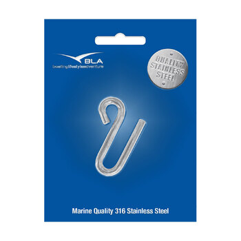 304G Stainless Steel S-Hook 77mm x 8mm