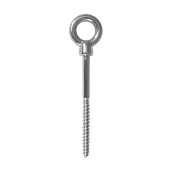Eye Head Lag Screw 316g Stainless Steel Large 12mm x 120mm