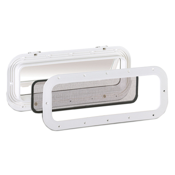Portlight Open Rect Mold Wh 102X343Mm Id
