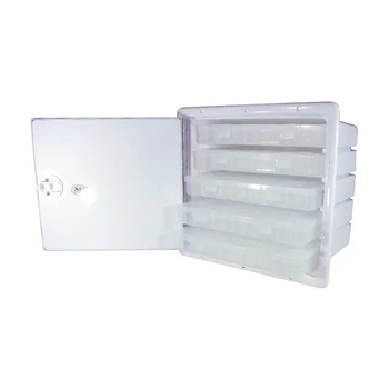 SSI Lockable 5 Drawer Storage Cabinet 432mm X 400mm White ABS Boat Marine