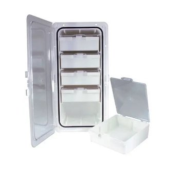 Tackle Storage Box 5 Drawer Boat Marine UV Resistant Hinged Lid 187mm x 363mm