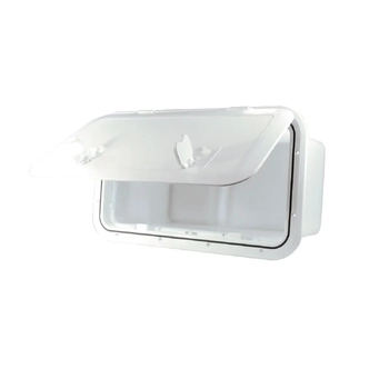Storage Locker Full Lid White 608X354mm