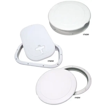 Jim Black Inspection Plate Covrd Molded Wh 96Mm Id