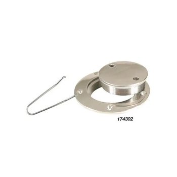Marine Town Deck Plate C/W Key Cast 316 S/S 54Mm Id