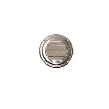 Vent Louvre Round S/S 102Mm