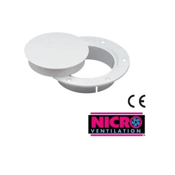 Marinco Deck Plate Snap-In Lid 100Mm Id