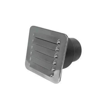 Marine Town 75mm Louvre Vent 316 Stainless Steel Plate Plastic Base Boat Marine Caravan