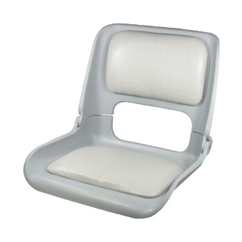 Seat Skipper Shell With Grey Vinyl Pads