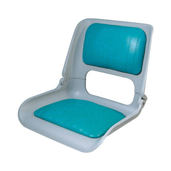 Seat Skipper Shell With Teal Vinyl Pads