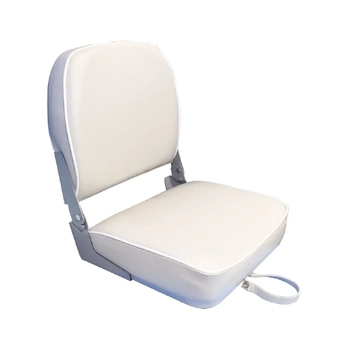 Economy Fold Down Boat Seat Grey Marine Seating