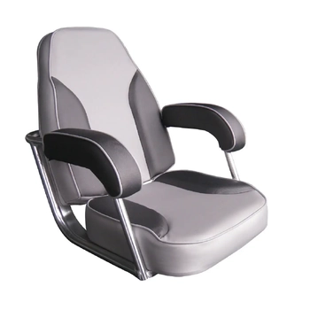 Premium Offshore Helm Seat Boat Marine Grey/Charcoal