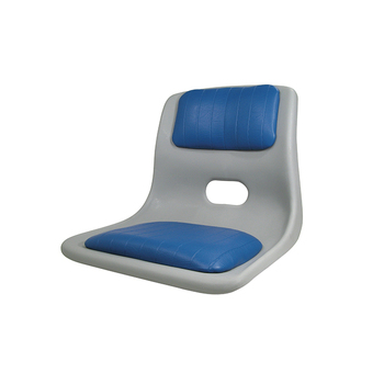 First Mate Boat Upholstered Pad Seat Blue Marine