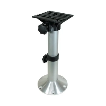 Springfield Pedestal Table Coastline Adj 340-680Mm