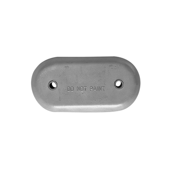 Titan Anode Al Oval With Holes 219X108X25Mm