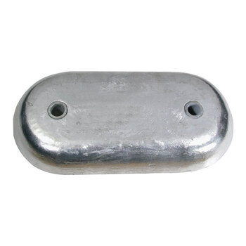 Titan Anode Oval With Holes 219X108X25Mm
