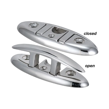 Marine Town Cleat Foldaway Cast S/S 114Mm