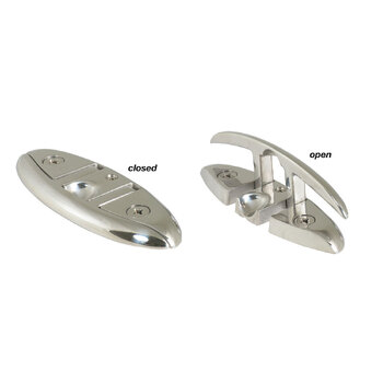Marine Town Foldaway Cleat Cast 316G Stainless Steel 155mm