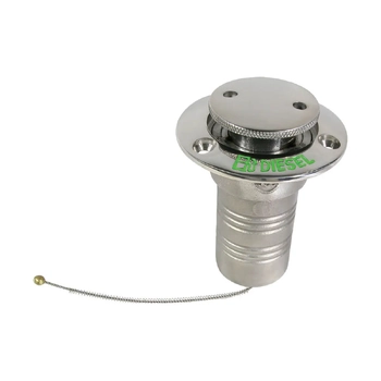 Marine Town Diesel Pop Up Deck Filler Stainless Steel 50mm Hose