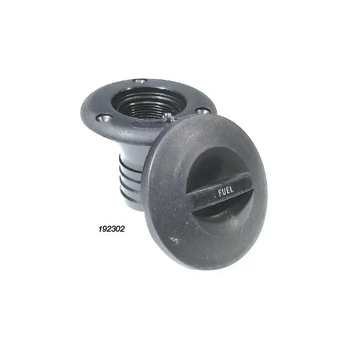 Fuel Deck Filler Cap 38mm Hose Black Nylon with O Ring Boat Marine