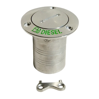 Marine Town Cast Stainless Steel Diesel Deck Filler Cap 50mm Hose Boat Marine