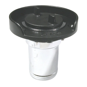 Perko Deck Filler C/P Zinc & Blk Plas 38Mm Gas