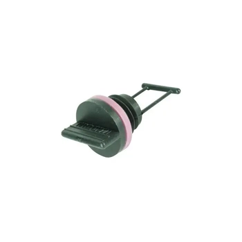 Bung & Washer Black Plastic Fine Thread