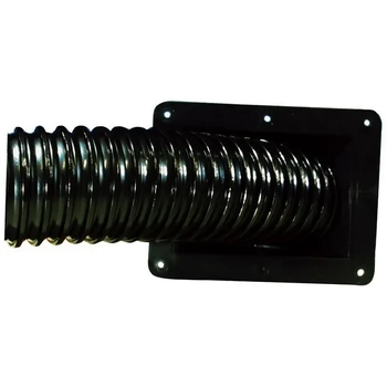 Marine Town Flange Rigging Recessed Black Plastic