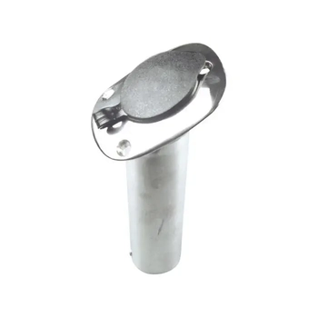 Rod Holder Flush C/W Cap Angled Cast S/S