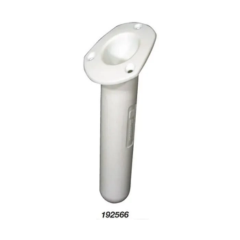 Easterner Rod Holder Flush Oval Angled White