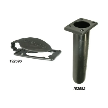 Rod Holder Flush Slimline Straight White 192580