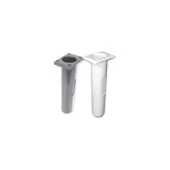 Easterner Rod Holder Flush Slimline Straight White 192585