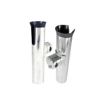 Rod Holder Rail Mount Slotted S/S
