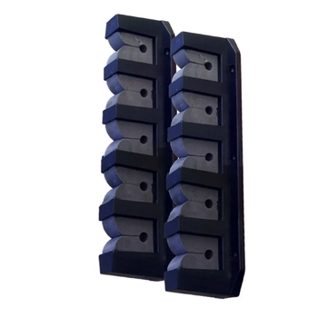 Rod Storage Holder Plastic Horiz 5 Rods