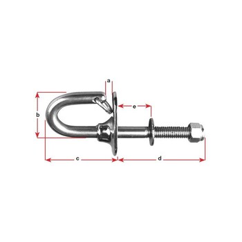 Easterner Hook Ski Tow S/S With C/P Bronze Base