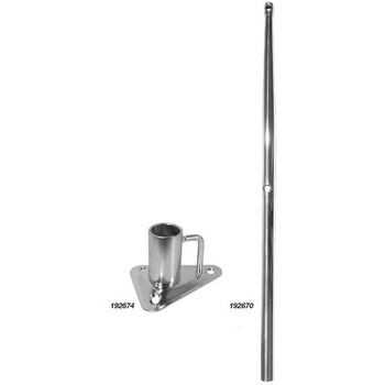 Marine Town Stanchion S/S Tapered 630Mmx25Mm