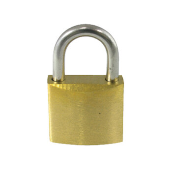 Marine Town Padlock Brass With S/S Shackle 40Mm