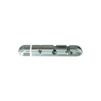 Barrel Bolt Rounded Cast S/S 105Mm