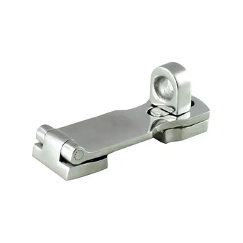 Marine Town Hasp & Staple Twist Lock Cast S/S 90Mm