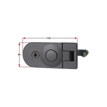 Southco Catch Door Lever C/W Lock C/P Zinc Alloy