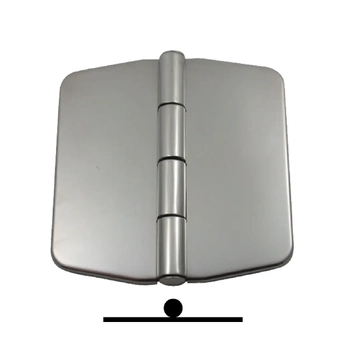Marine Town Hinge Covered G316 S/S 74X80Mm Pr
