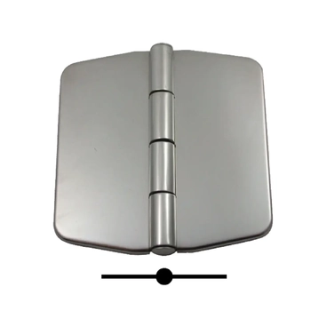 Marine Town Hinge Covered Low Profile S/S 74X80Mm Pr
