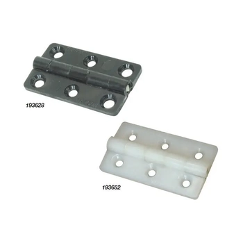 Hinge Butt Black Nylon 38X22Mm Pr