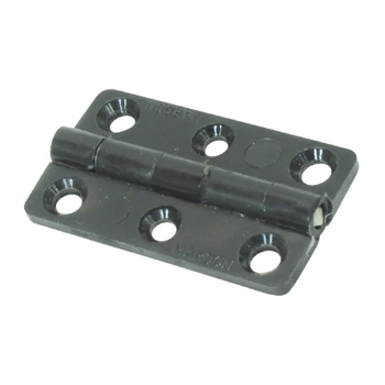 Hinge Butt Black Nylon 76X41Mm Pr