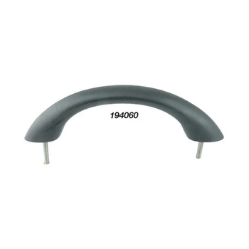 Handle Grab Stud Mount Black Poly 235Mm